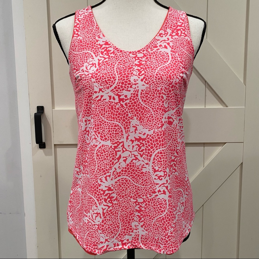 Gingy’s Coral Lace Harbor Tank Top - Reversible